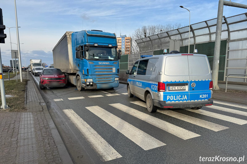 Trzy kolizje w Krośnie