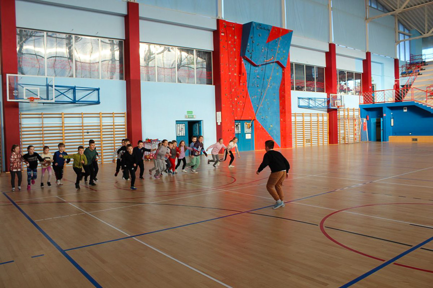 Turniej sportowy na feriach w Jedliczu