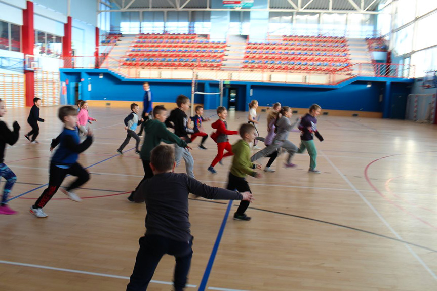 Turniej sportowy na feriach w Jedliczu