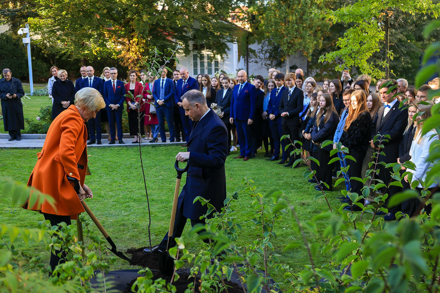 Uczniowie SP w Jedliczu na spotkaniu z Parą Prezydencką