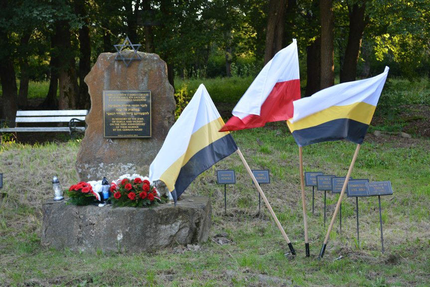 Uroczystośc na cmentarzu w Dukli