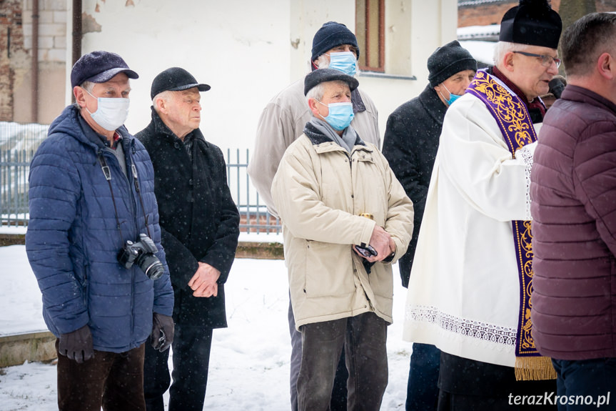 Uroczystość na cmentarzu w Korczynie