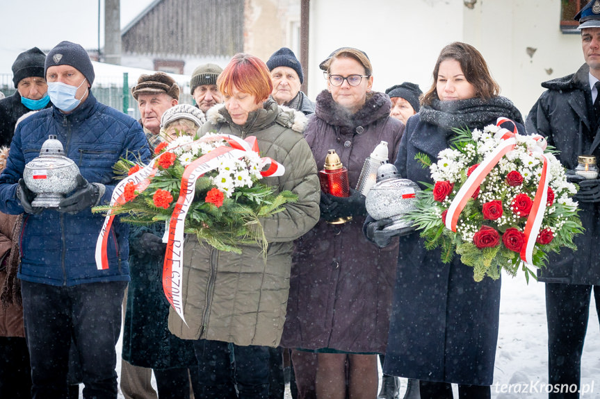 Uroczystość na cmentarzu w Korczynie