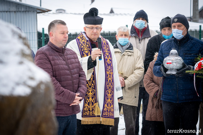 Uroczystość na cmentarzu w Korczynie