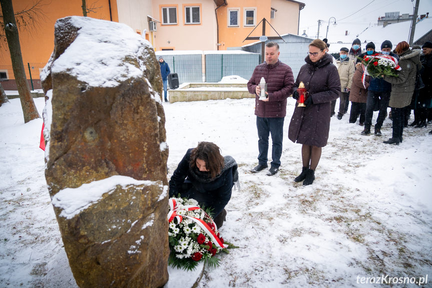 Uroczystość na cmentarzu w Korczynie