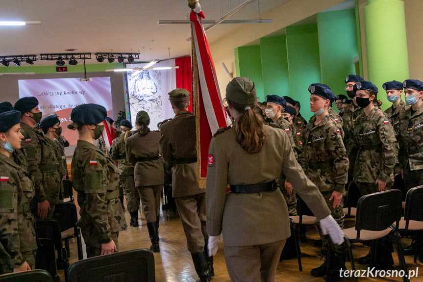 Uroczystość nadania stopni sokolich - ZSP w Rymanowie