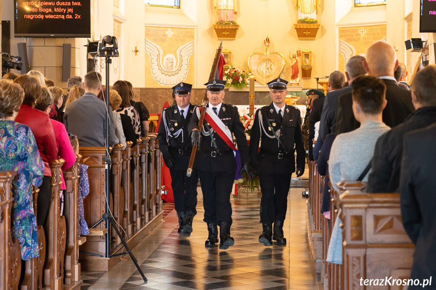 Uroczystość pogrzebowa kpr. Jana Borka w Lubatowej