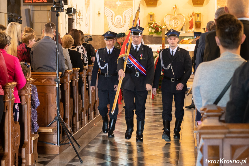 Uroczystość pogrzebowa kpr. Jana Borka w Lubatowej