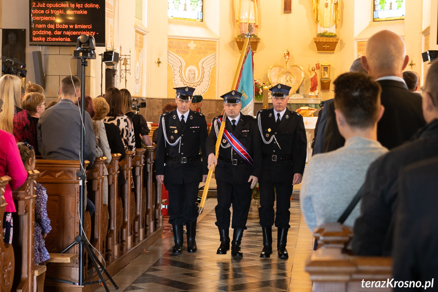 Uroczystość pogrzebowa kpr. Jana Borka w Lubatowej