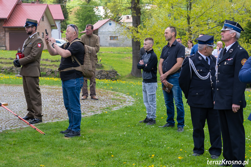 Uroczystość pogrzebowa kpr. Jana Borka w Lubatowej