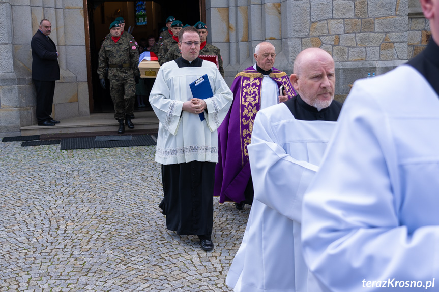 Uroczystość pogrzebowa kpr. Jana Borka w Lubatowej