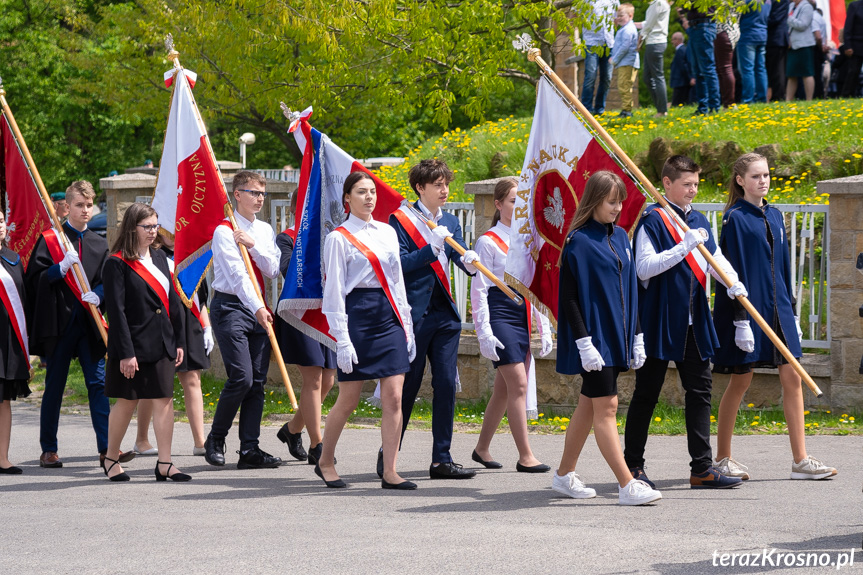 Uroczystość pogrzebowa kpr. Jana Borka w Lubatowej