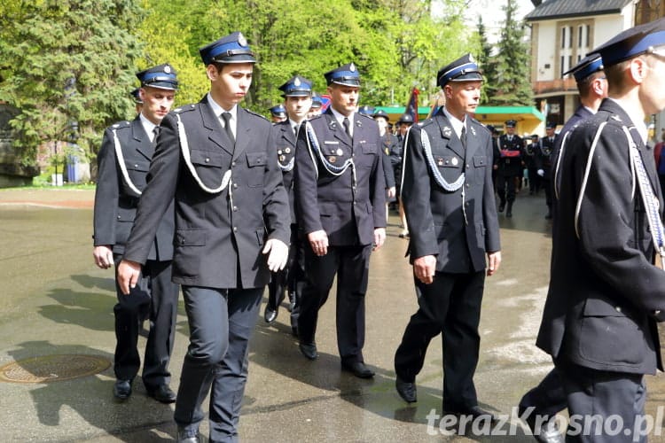 Uroczystość przekazania samochodu pożarniczego OSP Iwonicz-Zdrój