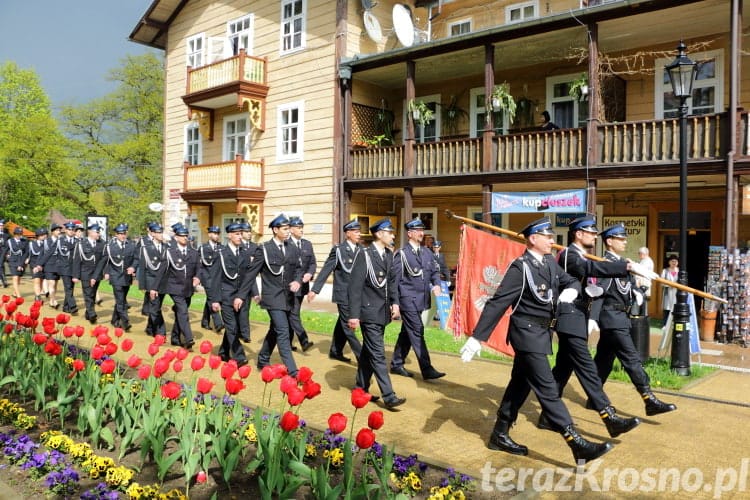 Uroczystość przekazania samochodu pożarniczego OSP Iwonicz-Zdrój