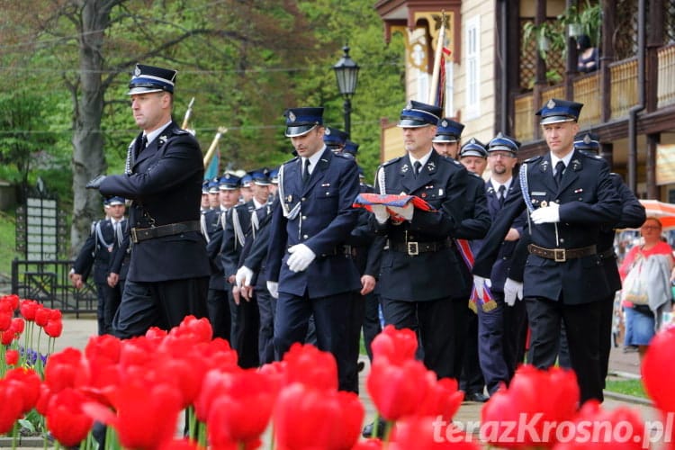 Uroczystość przekazania samochodu pożarniczego OSP Iwonicz-Zdrój