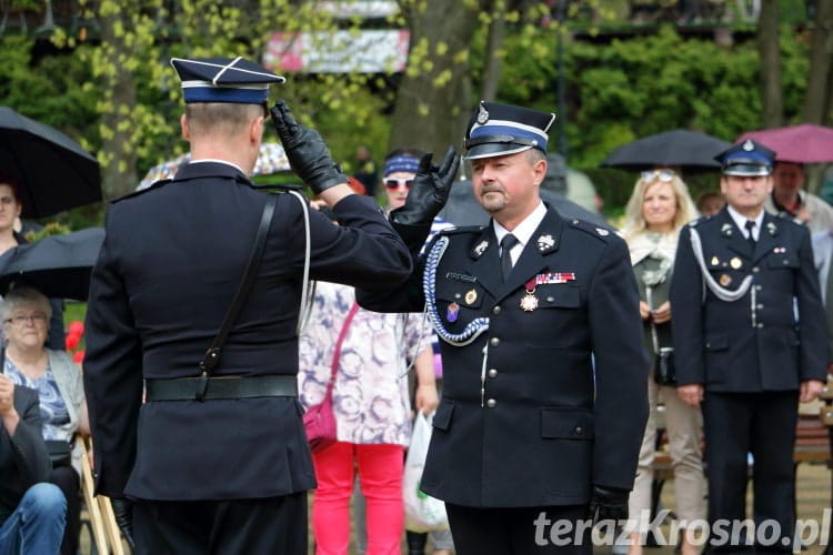 Uroczystość przekazania samochodu pożarniczego OSP Iwonicz-Zdrój