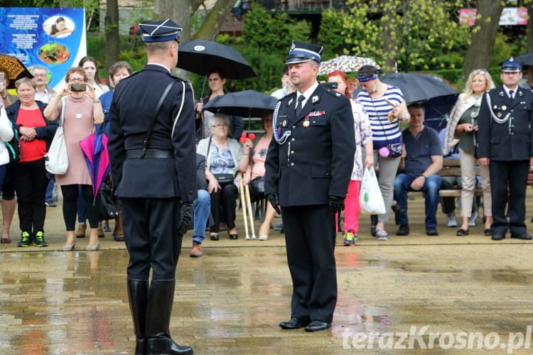 Uroczystość przekazania samochodu pożarniczego OSP Iwonicz-Zdrój