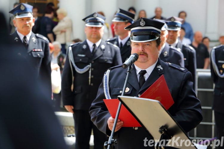 Uroczystość przekazania samochodu pożarniczego OSP Iwonicz-Zdrój