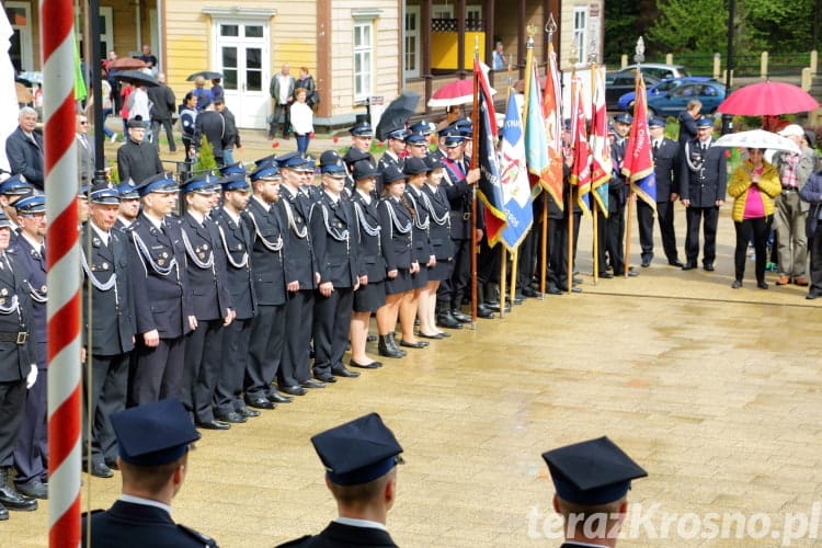 Uroczystość przekazania samochodu pożarniczego OSP Iwonicz-Zdrój