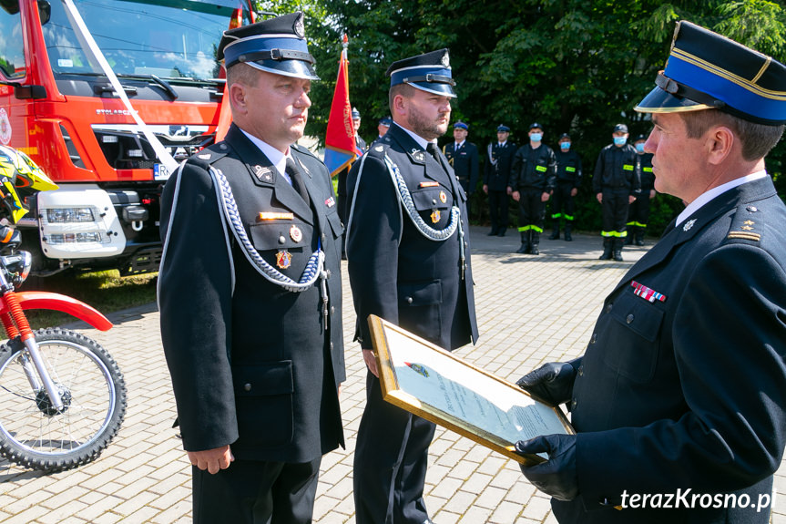 Uroczystość strażacka w Tylawie