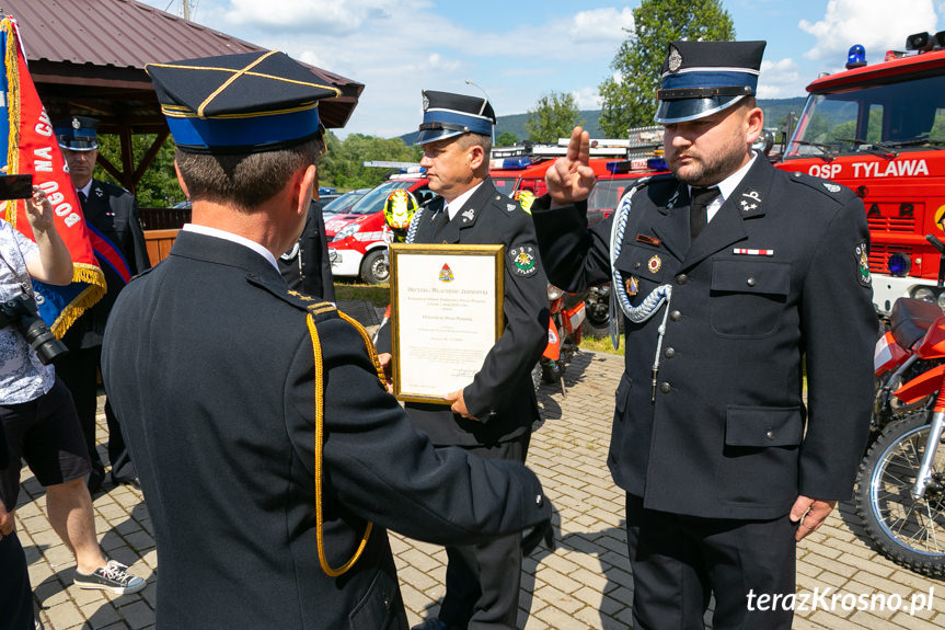 Uroczystość strażacka w Tylawie