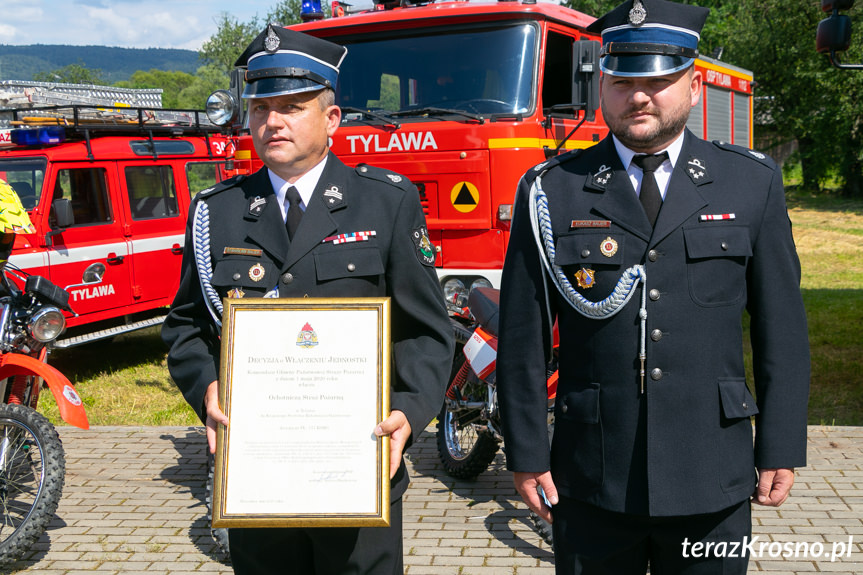 Uroczystość strażacka w Tylawie