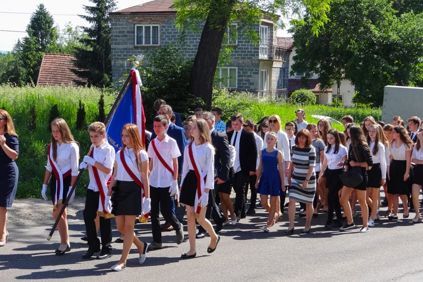 Uroczystości w Zręcinie