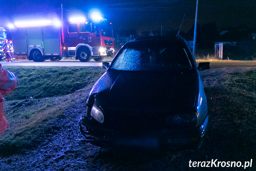 Ustrobna. Zderzenie dwóch samochodów