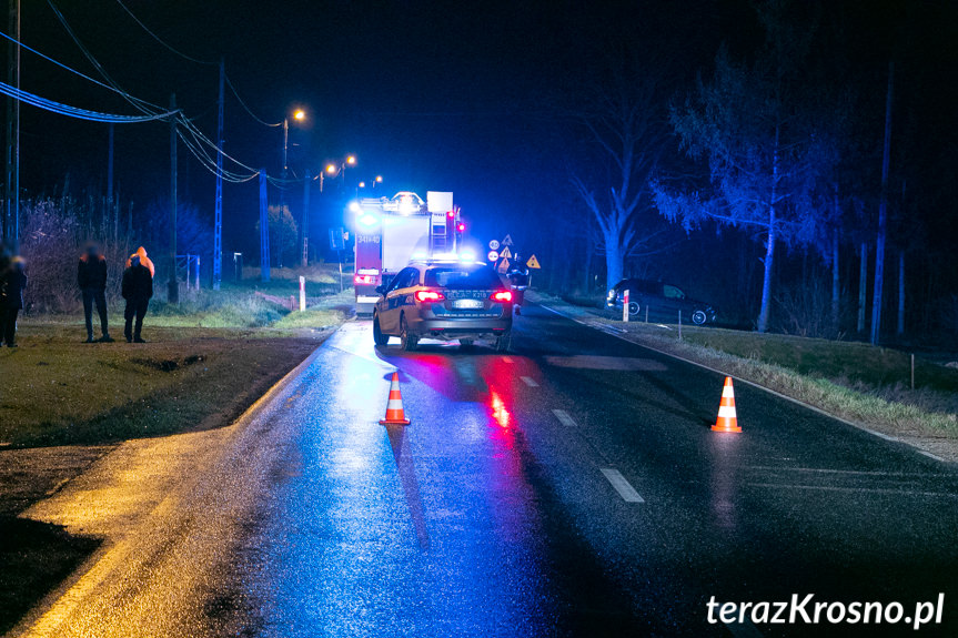 Ustrobna. Zderzenie dwóch samochodów