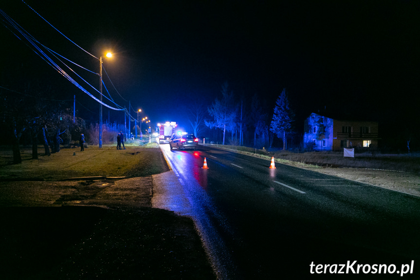 Ustrobna. Zderzenie dwóch samochodów