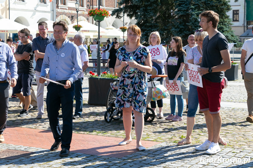 Wiec poparcia Andrzeja Dudy w Krośnie