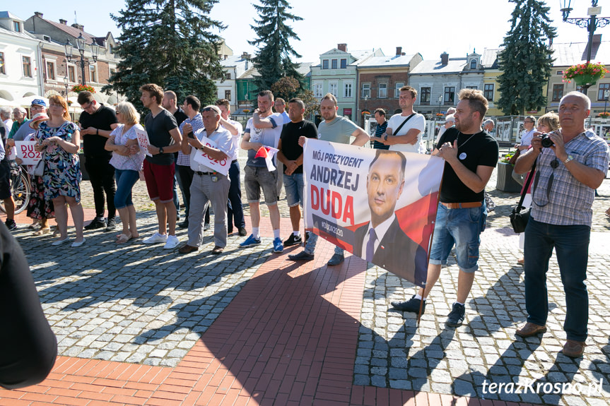 Wiec poparcia Andrzeja Dudy w Krośnie