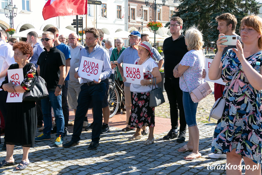 Wiec poparcia Andrzeja Dudy w Krośnie