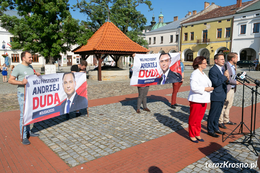 Wiec poparcia Andrzeja Dudy w Krośnie