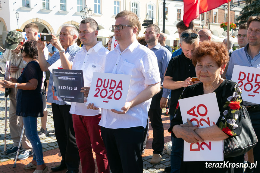 Wiec poparcia Andrzeja Dudy w Krośnie