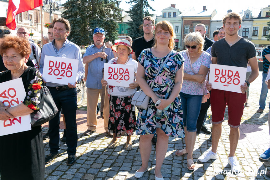 Wiec poparcia Andrzeja Dudy w Krośnie