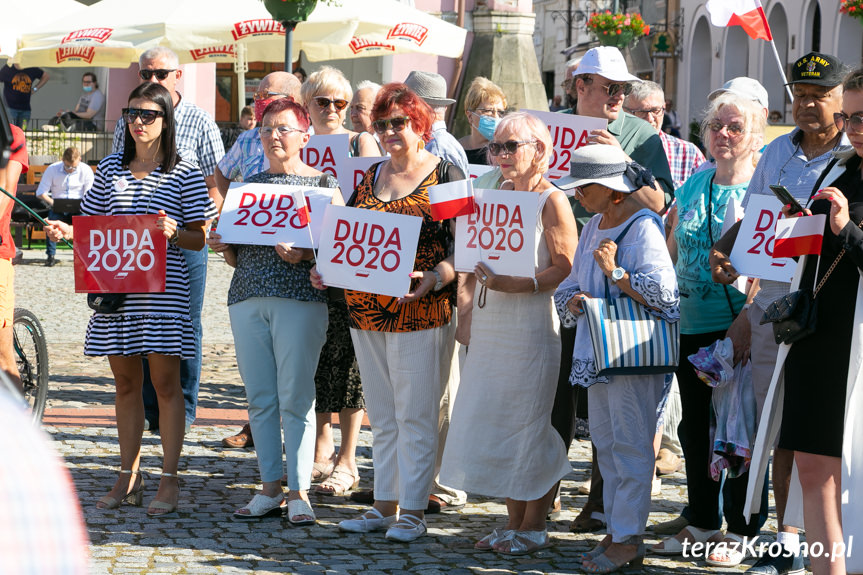 Wiec poparcia Andrzeja Dudy w Krośnie