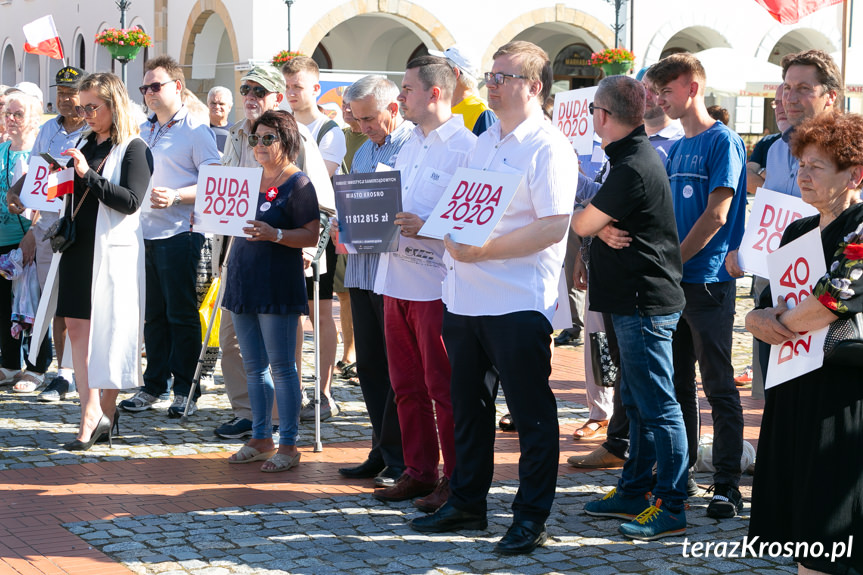 Wiec poparcia Andrzeja Dudy w Krośnie