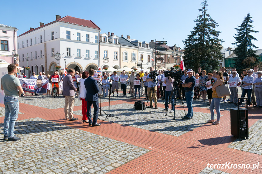 Wiec poparcia Andrzeja Dudy w Krośnie