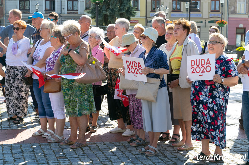 Wiec poparcia Andrzeja Dudy w Krośnie