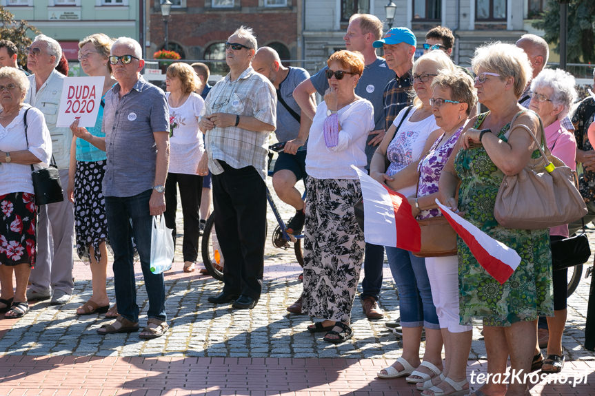 Wiec poparcia Andrzeja Dudy w Krośnie