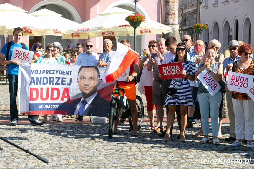 Wiec poparcia Andrzeja Dudy w Krośnie