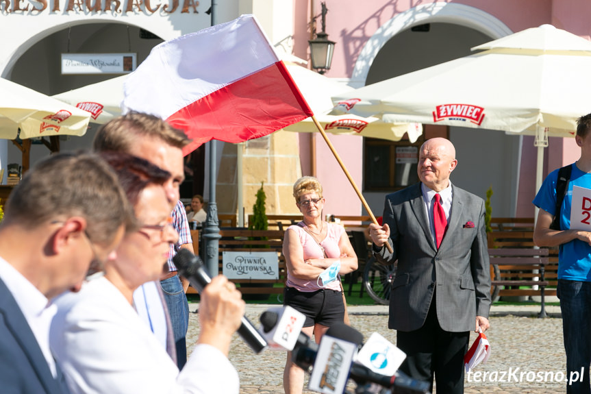 Wiec poparcia Andrzeja Dudy w Krośnie