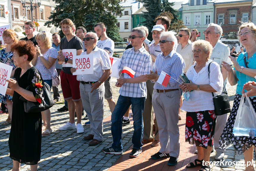 Wiec poparcia Andrzeja Dudy w Krośnie