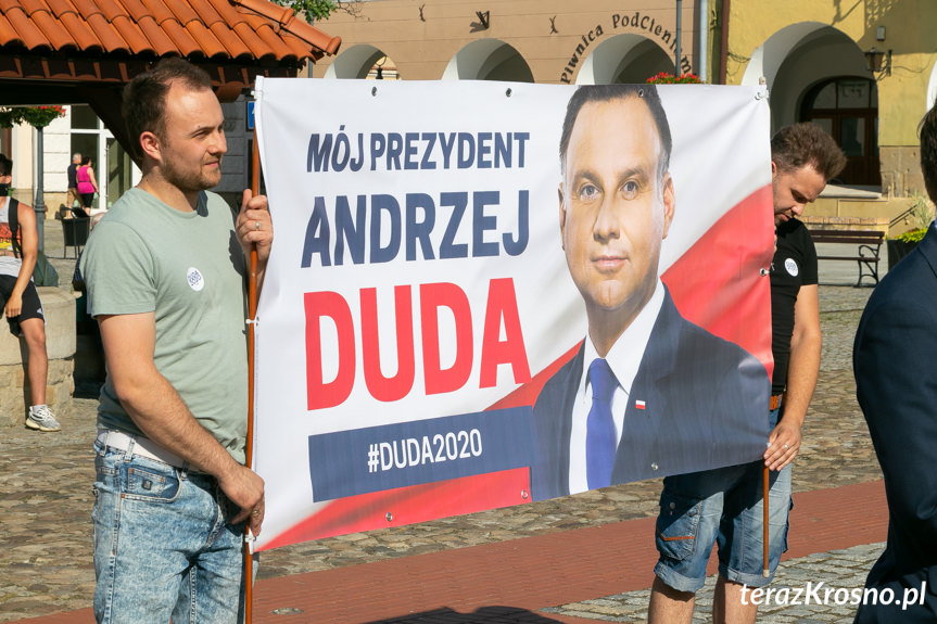 Wiec poparcia Andrzeja Dudy w Krośnie