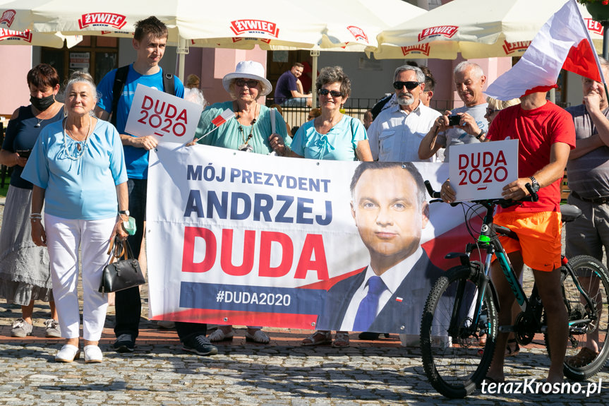 Wiec poparcia Andrzeja Dudy w Krośnie