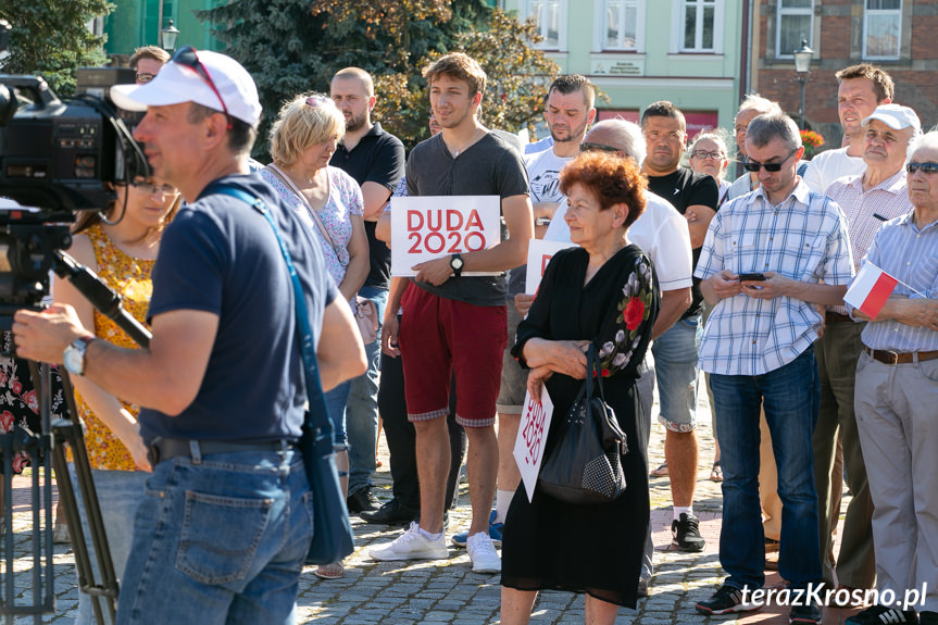 Wiec poparcia Andrzeja Dudy w Krośnie