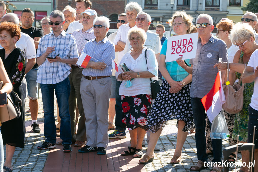 Wiec poparcia Andrzeja Dudy w Krośnie