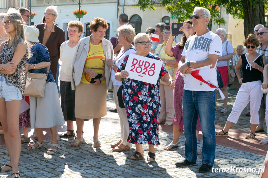 Wiec poparcia Andrzeja Dudy w Krośnie