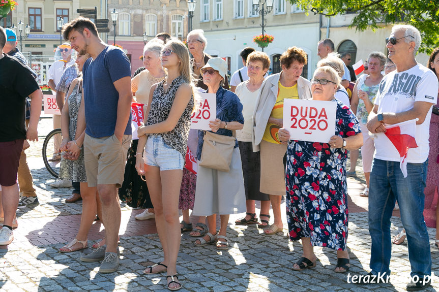 Wiec poparcia Andrzeja Dudy w Krośnie